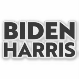 "Biden Harris" Black Aufkleber