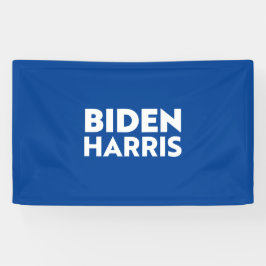 Biden Harris, blau weiß Banner