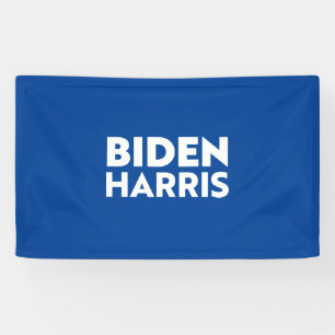 Biden Harris, blau weiß Banner