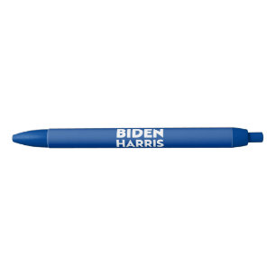 "Biden harris - blaue weiße Buchstaben Kugelschreiber
