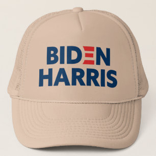 Biden / Harris Blue Logo Khaki Truckerkappe