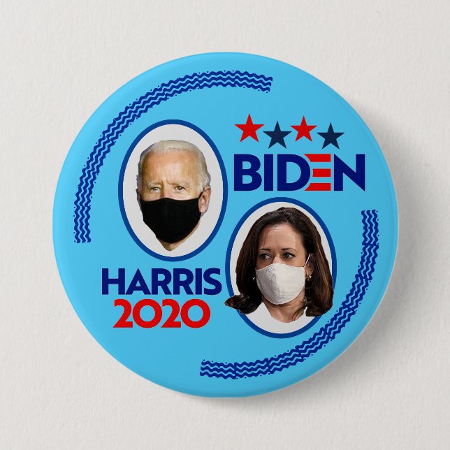 Biden/Harris Covid-2020 Button (Vorderseite)