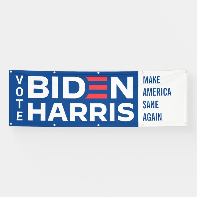 Biden Harris Custom Capture President Banner (Horizontal)