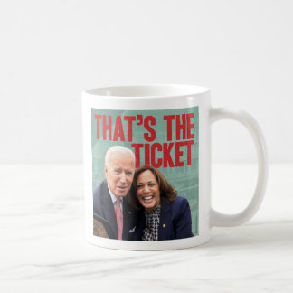Biden Harris, DAS IST DIE TICKET-Tasse Kaffeetasse