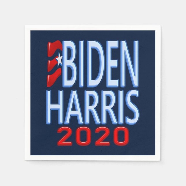 Biden Harris Democratic Election Party 2020 Serviette (Vorderseite)