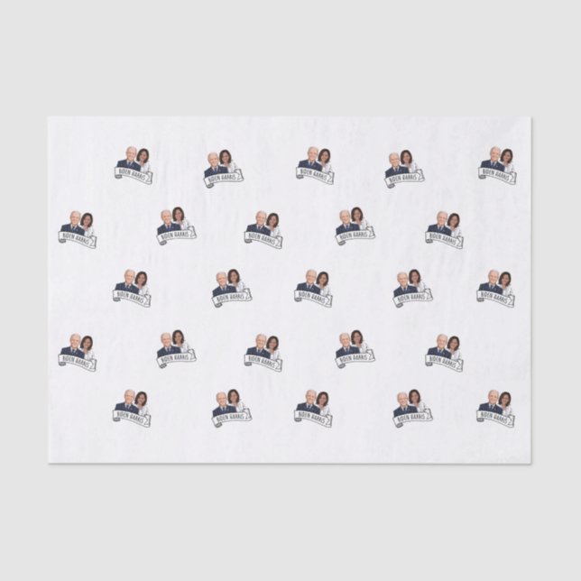 Biden Harris Einweihung Seidenpapier (Vorderseite)