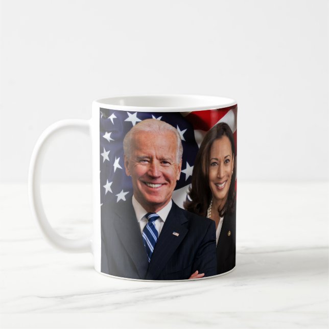 Biden Harris-Foto 2020 Kaffeetasse (Links)