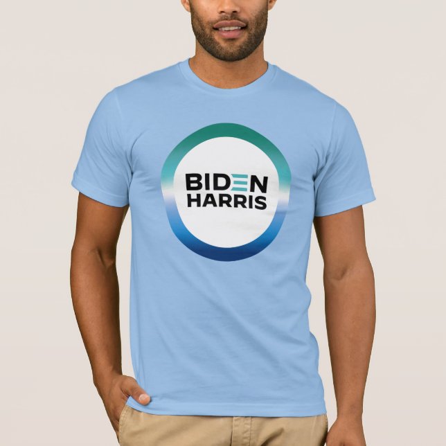 Biden Harris Gay Male Pride T - Shirt (Vorderseite)