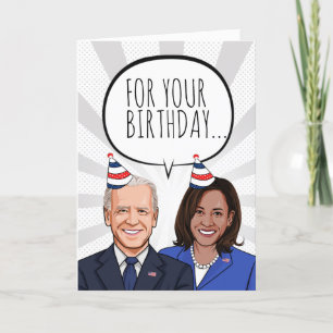 BIDEN HARRIS GEBURTSTAG: Wir im Weißen Haus Karte