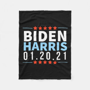 Biden Harris im Januar 2021 Wahlsieg Inaugur Fleecedecke