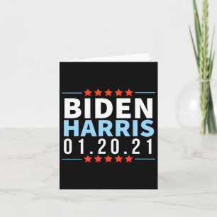 Biden Harris im Januar 2021 Wahlsieg Inaugur Karte