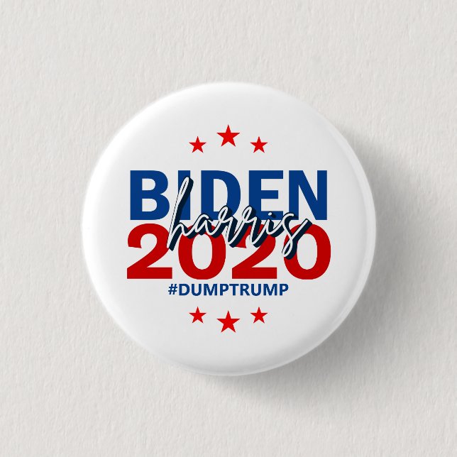 "Biden Harris" Joe Biden Kamala Harris 2020 Button (Vorderseite)