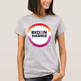 Biden Harris Lesbian Pride T - Shirt