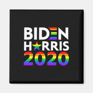 Biden Harris Lgbt Schwulen Stolz Regenbogenflagge Magnet