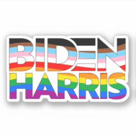 Biden Harris LGBTQ+ Pride Aufkleber