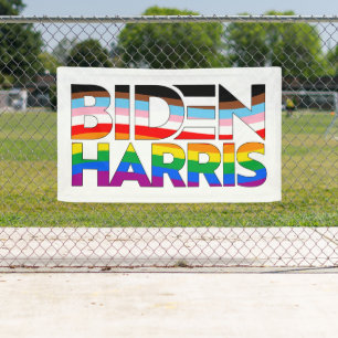 Biden Harris LGBTQ+ Stolz Banner