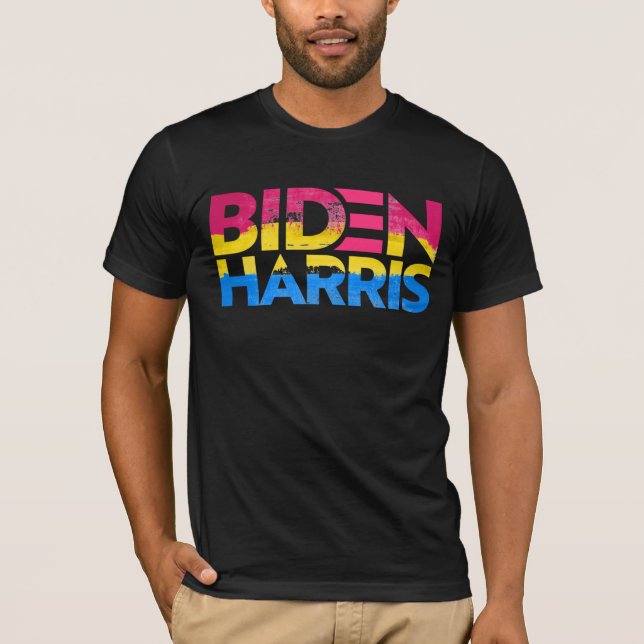 Biden Harris Pansexual Pride T - Shirt (Vorderseite)