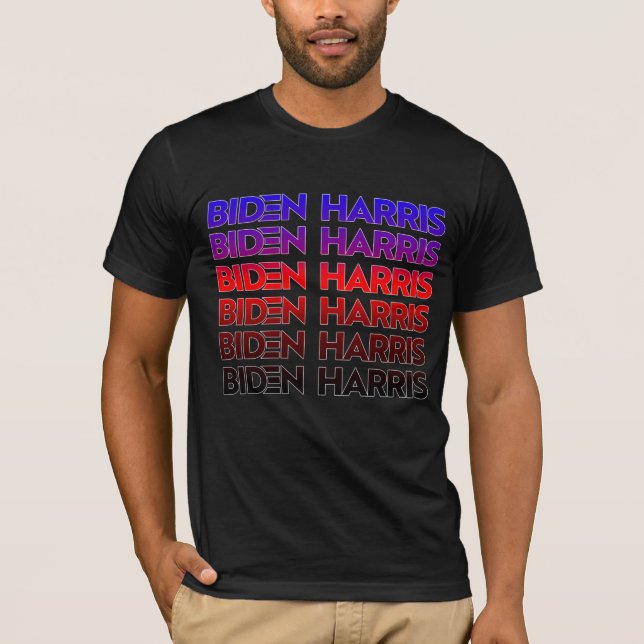 Biden Harris Polyamory Pride T - Shirt (Vorderseite)