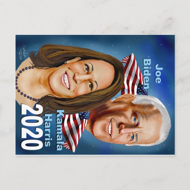 Biden Harris Postcard Postkarte (Vorderseite)