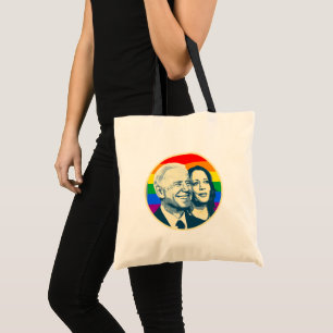 Biden Harris Rainbow Pride Tragetasche