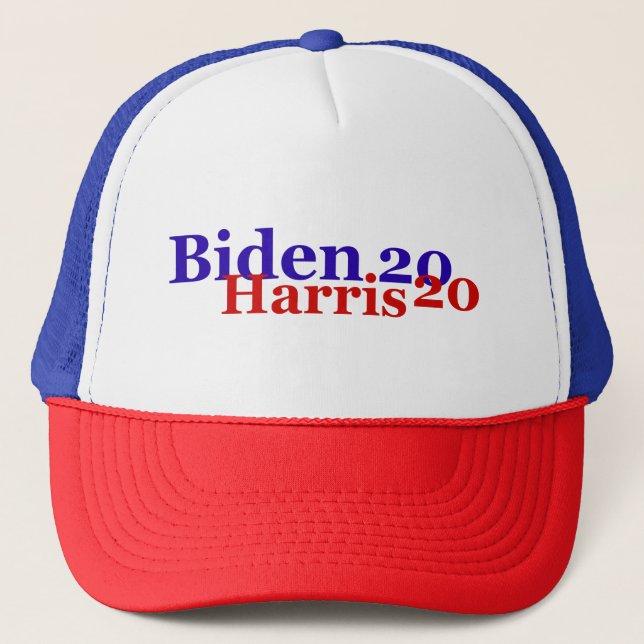 Biden Harris Trucker Hat Truckerkappe (Vorderseite)
