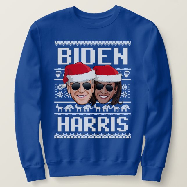 Biden Harris Ugly Sweatshirt (Design vorne)