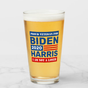 Biden Harris Veterans kein verlierendes Glas