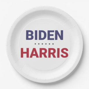 Biden-Harris (Wahl 2020 in den USA) Pappteller