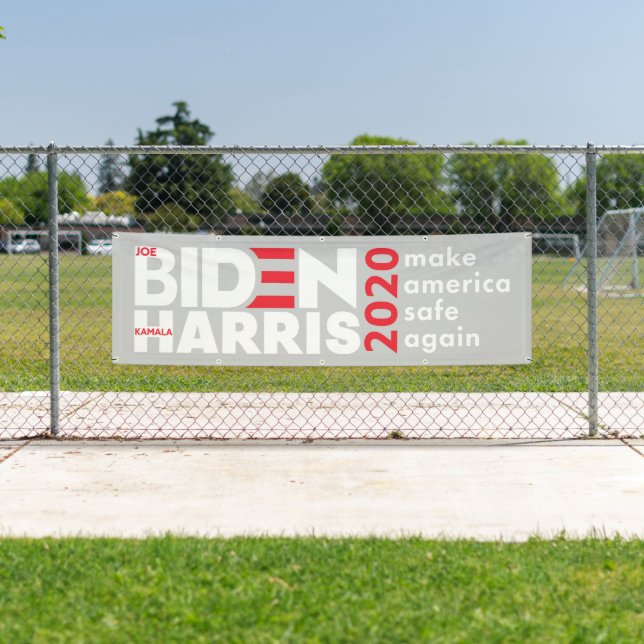 Biden Harris Wahlkampagne 2020 Indoor Outdoor Banner (Insitu)
