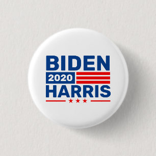 Biden Harris Wahlkampagne 2020 Kundgebung Pinback Button