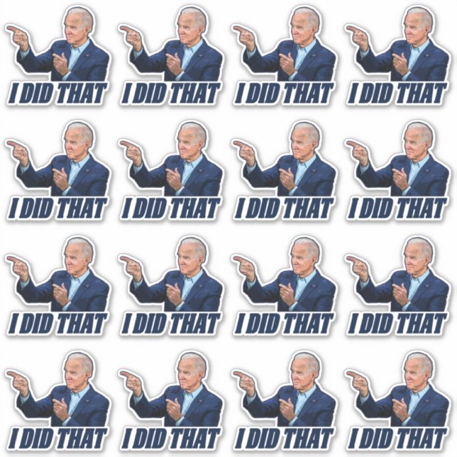 Biden Ich habe diese lustige Anti-Join-Biden-Gaspu Aufkleber (Vorderseite)