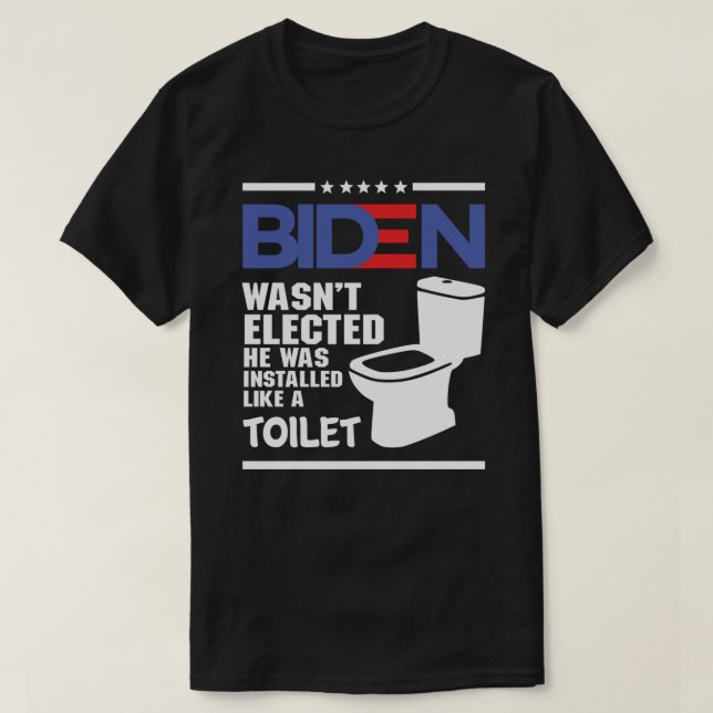 biden - Joe Biden wurde nicht gewählt, er wurde in T-Shirt (Design vorne)