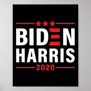 Biden Kamala Harris 2020 Abgeordnete der Liberalen Poster