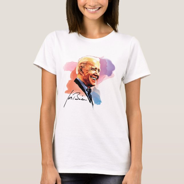 Biden - Kamala Harris für Präsident T-Shirt (Vorderseite)