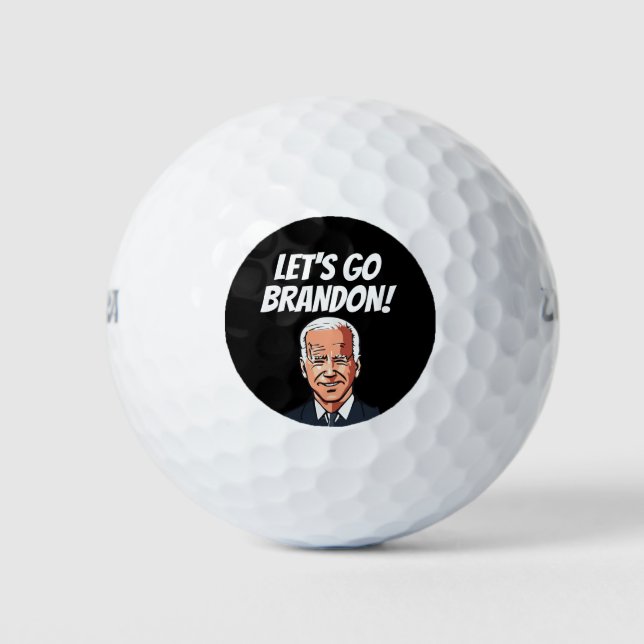 BIDEN LET'S GO BRANDON! GOLF BALLS GOLFBALL (Vorderseite)