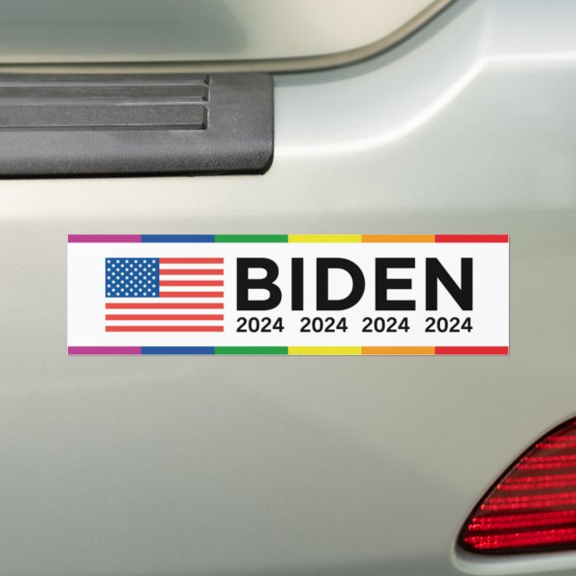 Biden LGBT 2024 Autoaufkleber (Auf Auto)