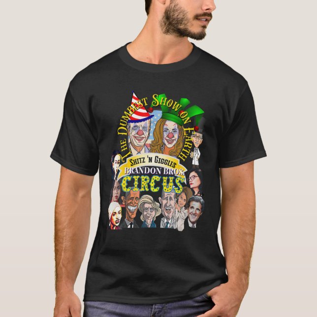 Biden Liberaldemokrat Circus Dumbest Obama Pelosi T-Shirt (Vorderseite)