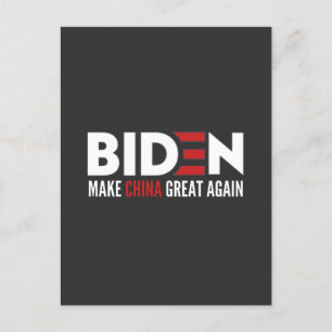 Biden macht China wieder großartig Postkarte