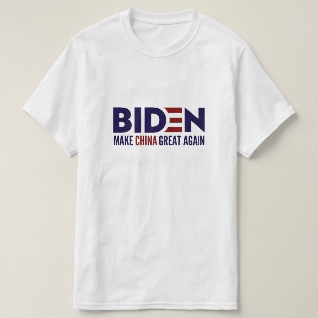 Biden macht China wieder großartig T-Shirt (Design vorne)