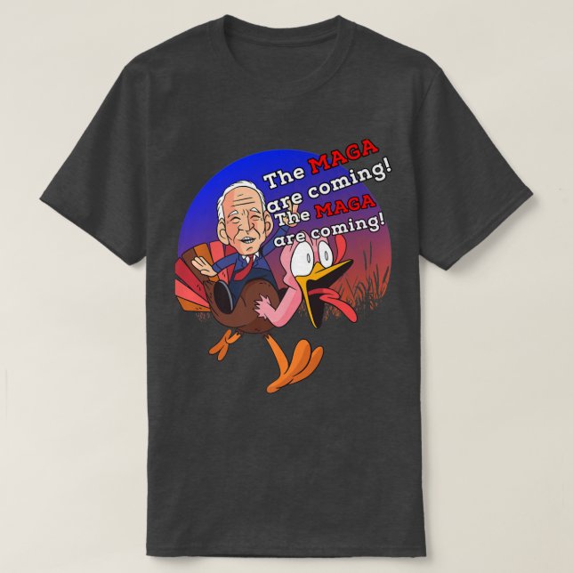 Biden Midnight Ride MAGA kommt Adult Costume T-Shirt (Design vorne)