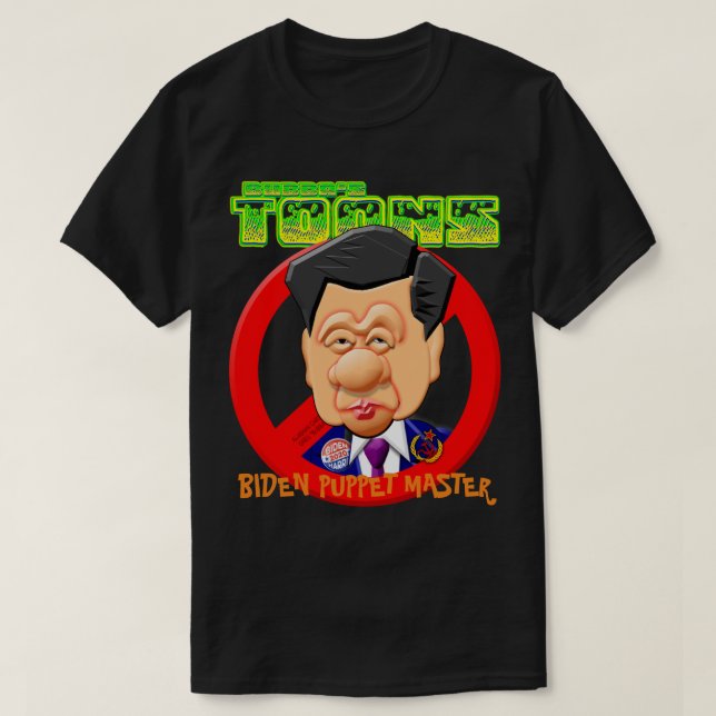 BIDEN PUPPET MASTER - PRÄSIDENT XI T-Shirt (Design vorne)