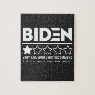 Biden sehr schlecht würde nicht empfehlen T - Shir Puzzle