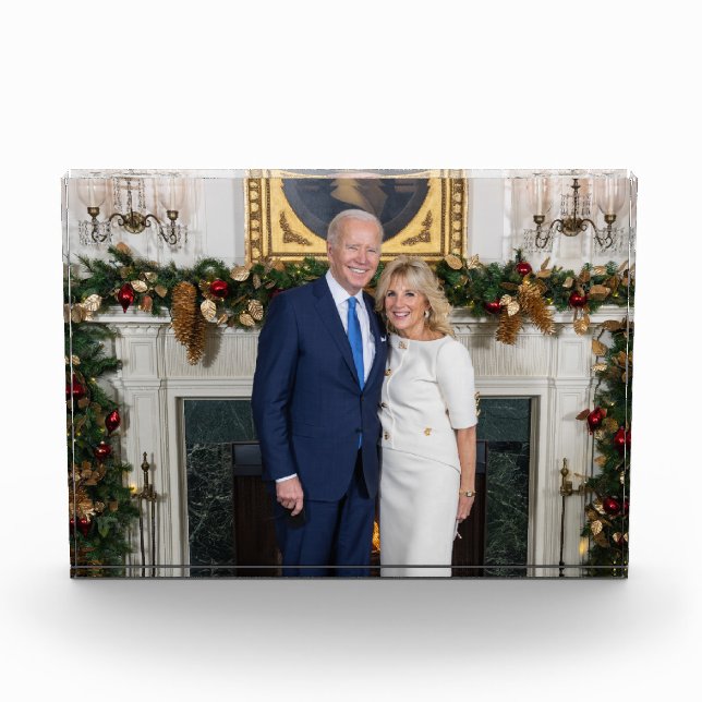 Biden Staat der Weihnachtsanschrift Gewerkschaft Fotoblock (Vorderseite)
