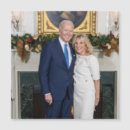 Biden Staat der Weihnachtsanschrift Gewerkschaft Magnetkarte