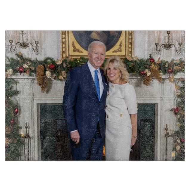 Biden Staat der Weihnachtsanschrift Gewerkschaft Schneidebrett (Vorderseite)