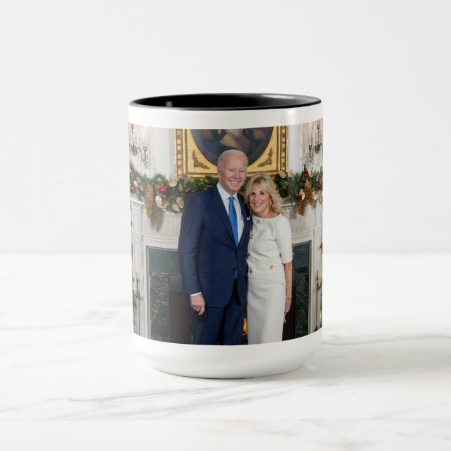 Biden Staat der Weihnachtsanschrift Gewerkschaft Tasse (Zentrum)