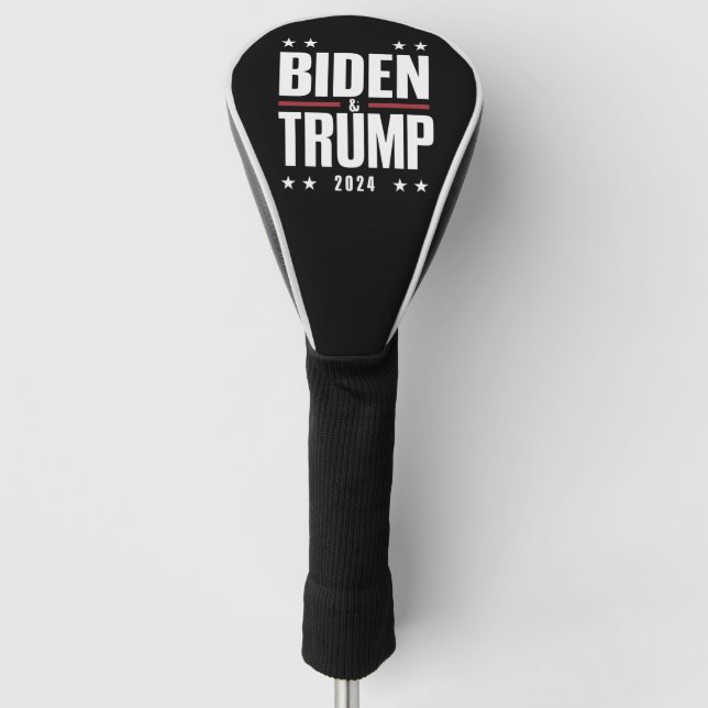 Biden Trump 2024 Vizepräsident der Funny Election Golf Headcover (Vorderseite)
