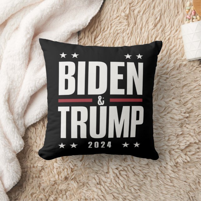 Biden Trump 2024 Vizepräsident der Funny Election Kissen (Decke)