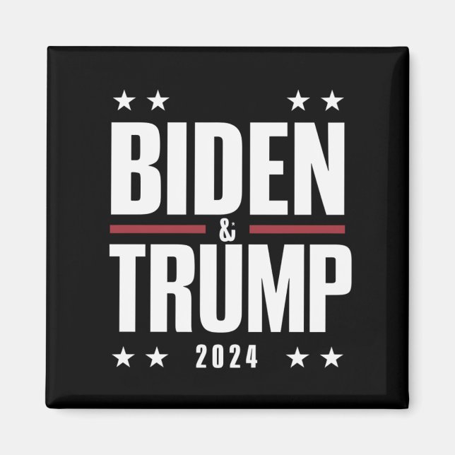 Biden Trump 2024 Vizepräsident der Funny Election Magnet (Vorne)