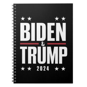 Biden Trump 2024 Vizepräsident der Funny Election Notizblock
